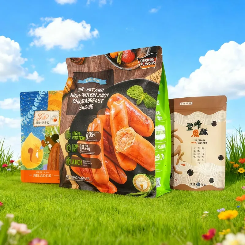 環境に優しいクラフト紙ドライフルーツとナッツの包装袋